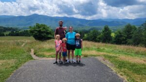 Cade's Cove across the valley. 