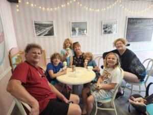 Treats with Uncle Jim and Aunt Brenda!