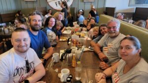 Farewell breakfast at First Watch in Oak Leaf. Good times were had by all and we look forward to returning!