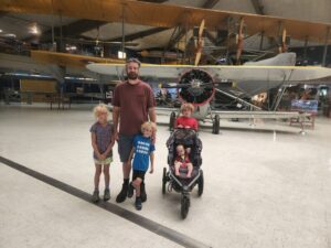 It was off to the Pensacola Naval Aviation Museum. The kids had a great time sitting in various cockpits and doing a couple simulator rides. 
