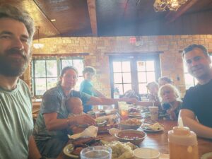 Out to enjoy some Texas BBQ!