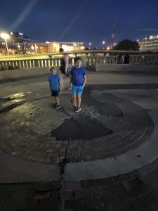 We then went to the Center of the Universe, a spot with some weird acoustic properties. 