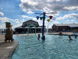 The Jellystone park had a great pool that the kids enjoyed swimming in!
