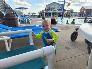 Garrett had a great time as well!