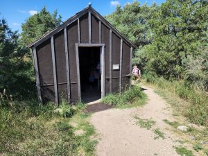 Tar paper shanty. They had a tar paper shanty, which is one of the homes that the Ingalls lived in during their movement west. 