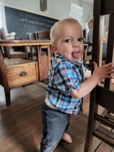 Garrett examined the chairs during the lesson. 