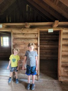 Another interior shot. It was interesting to note how low the ceilings were. Three, maybe four rooms if you were being generous - two bedrooms/storage, loft, and a common room. 