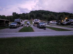 Over nighting in Pennsylvania. This was our last stop before home. 