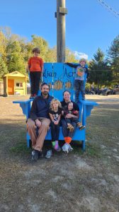 October was a busy month of packing and preparation for listing the house. We did take a trip with some fellow home school families to a local farm that was set up for hosting school groups. 