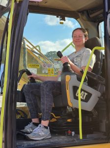 Everyone got an opportunity to sit in the seat. Everyone was very excited about it!