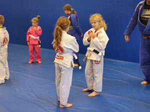 We signed up for a demo class on Ju Jitsu. Arya enjoyed it. 