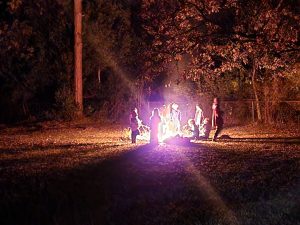 Nothing like some quality time around a camp fire roasting hot dogs and making S'mores!